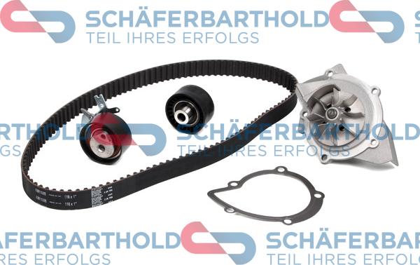 Schferbarthold 300 27 002 01 11 - Водяной насос + комплект зубчатого ремня ГРМ autospares.lv