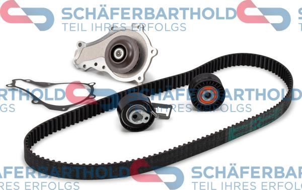 Schferbarthold 300 27 039 01 11 - Водяной насос + комплект зубчатого ремня ГРМ autospares.lv