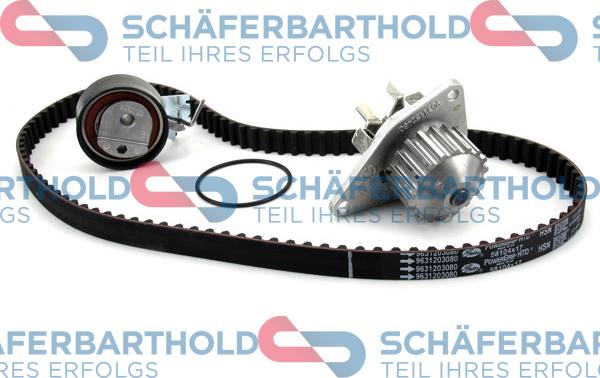 Schferbarthold 300 27 357 01 11 - Водяной насос + комплект зубчатого ремня ГРМ autospares.lv