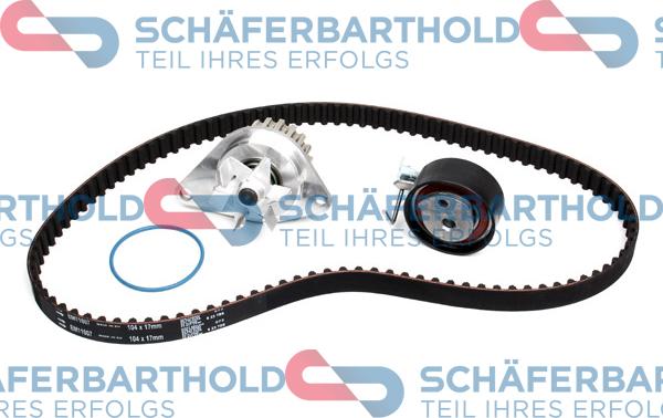 Schferbarthold 300 27 704 01 11 - Водяной насос + комплект зубчатого ремня ГРМ autospares.lv