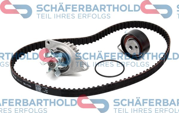 Schferbarthold 300 27 702 01 11 - Водяной насос + комплект зубчатого ремня ГРМ autospares.lv