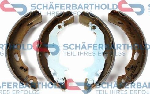 Schferbarthold 315 06 027 01 11 - Комплект тормозных колодок, барабанные autospares.lv