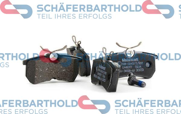 Schferbarthold 315 06 207 01 11 - Тормозные колодки, дисковые, комплект autospares.lv