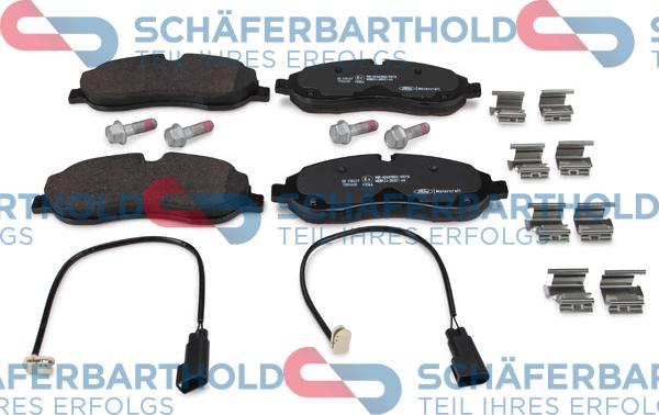 Schferbarthold 315 06 235 01 11 - Тормозные колодки, дисковые, комплект autospares.lv