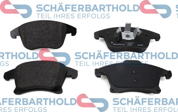 Schferbarthold 315 06 232 01 11 - Тормозные колодки, дисковые, комплект autospares.lv