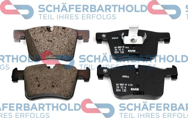 Schferbarthold 315 02 669 01 11 - Тормозные колодки, дисковые, комплект autospares.lv