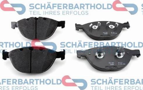 Schferbarthold 315 02 151 01 11 - Тормозные колодки, дисковые, комплект autospares.lv