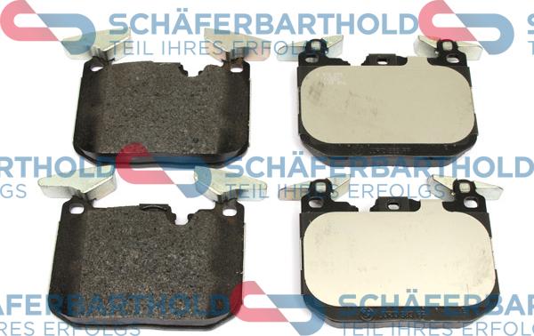 Schferbarthold 315 02 160 01 11 - Тормозные колодки, дисковые, комплект autospares.lv