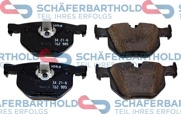 Schferbarthold 315 02 161 01 11 - Тормозные колодки, дисковые, комплект autospares.lv