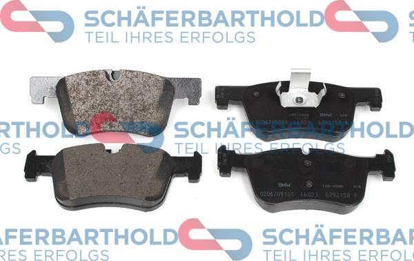 Schferbarthold 315 02 131 01 11 - Тормозные колодки, дисковые, комплект autospares.lv