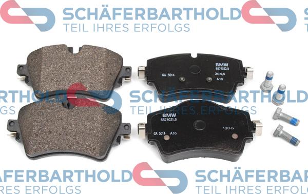 Schferbarthold 315 02 179 01 11 - Тормозные колодки, дисковые, комплект autospares.lv