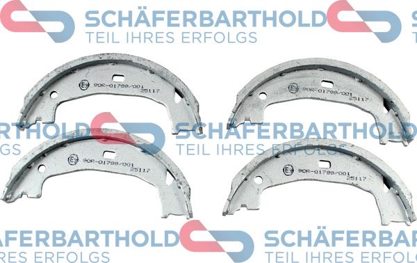 Schferbarthold 315 02 398 01 11 - Комплект тормозов, ручник, парковка autospares.lv