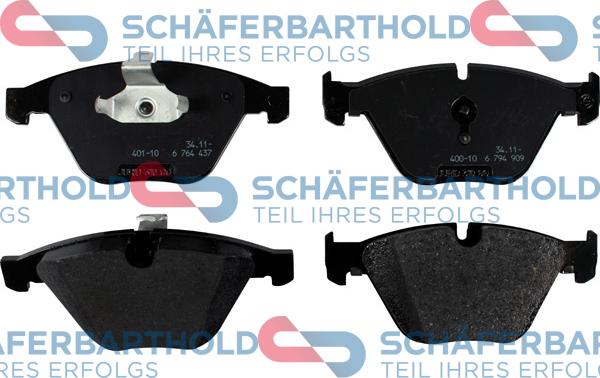 Schferbarthold 315 02 294 01 11 - Тормозные колодки, дисковые, комплект autospares.lv