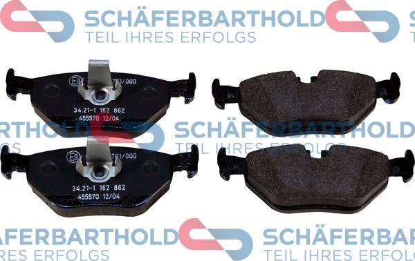 Schferbarthold 315 02 247 01 11 - Тормозные колодки, дисковые, комплект autospares.lv