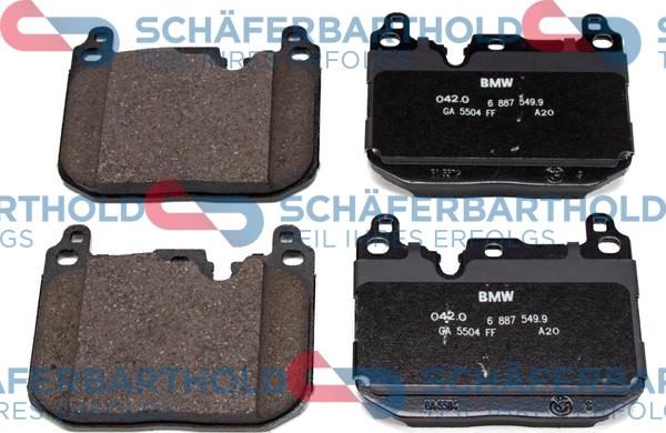 Schferbarthold 315 02 219 01 11 - Тормозные колодки, дисковые, комплект autospares.lv