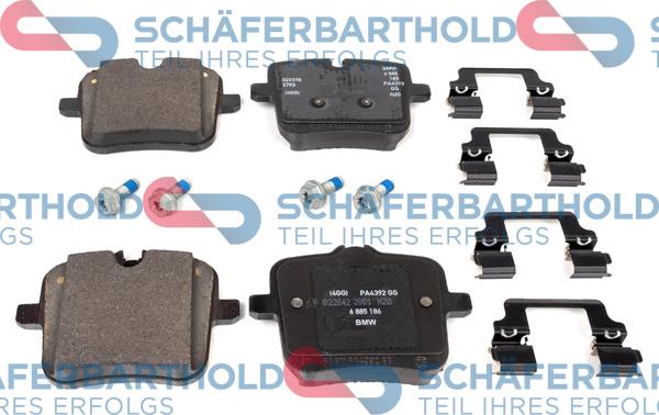 Schferbarthold 315 02 289 01 11 - Тормозные колодки, дисковые, комплект autospares.lv