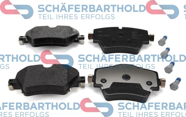 Schferbarthold 315 02 799 01 11 - Тормозные колодки, дисковые, комплект autospares.lv