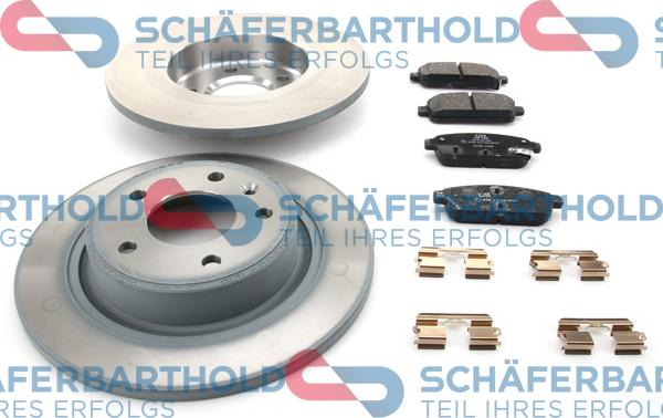 Schferbarthold 315 16 595 01 11 - Дисковый тормозной механизм, комплект autospares.lv