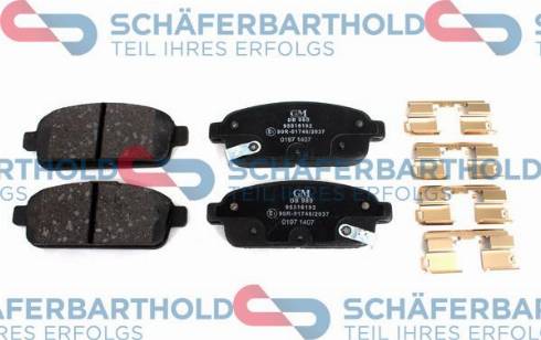 Schferbarthold 315 16 152 01 11 - Тормозные колодки, дисковые, комплект autospares.lv