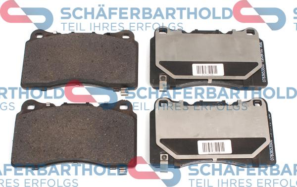 Schferbarthold 315 16 211 01 11 - Тормозные колодки, дисковые, комплект autospares.lv