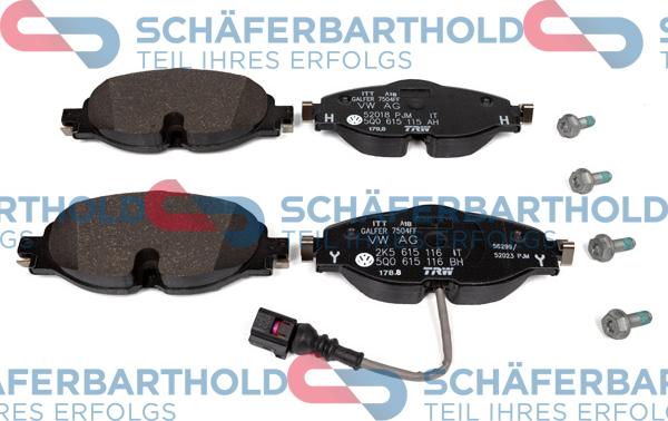 Schferbarthold 315 18 128 01 11 - Тормозные колодки, дисковые, комплект autospares.lv