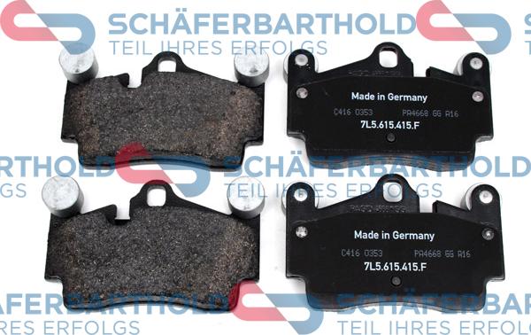 Schferbarthold 315 18 178 01 11 - Тормозные колодки, дисковые, комплект autospares.lv