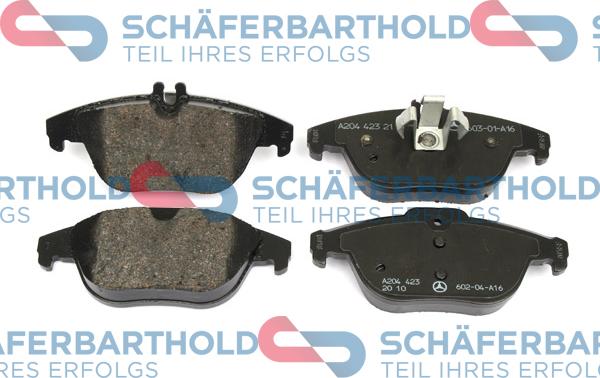 Schferbarthold 315 12 059 01 11 - Тормозные колодки, дисковые, комплект autospares.lv