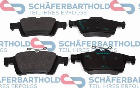 Schferbarthold 315 38 129 01 11 - Тормозные колодки, дисковые, комплект autospares.lv