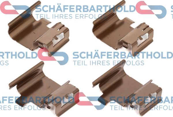 Schferbarthold 315 28 004 01 11 - Комплектующие для колодок дискового тормоза autospares.lv