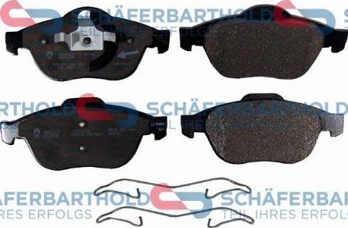 Schferbarthold 315 28 246 01 11 - Тормозные колодки, дисковые, комплект autospares.lv