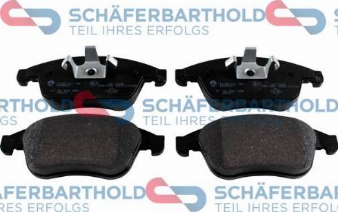 Schferbarthold 315 28 257 01 11 - Тормозные колодки, дисковые, комплект autospares.lv