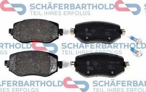 Schferbarthold 315 28 219 01 11 - Тормозные колодки, дисковые, комплект autospares.lv