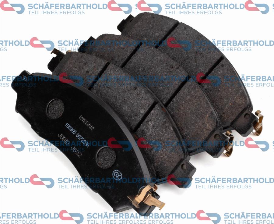 Schferbarthold 315 28 211 01 11 - Тормозные колодки, дисковые, комплект autospares.lv