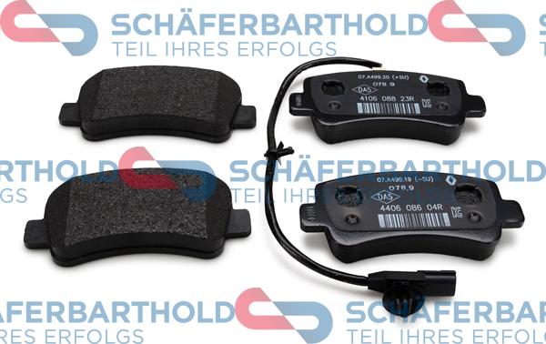 Schferbarthold 315 28 286 01 11 - Тормозные колодки, дисковые, комплект autospares.lv