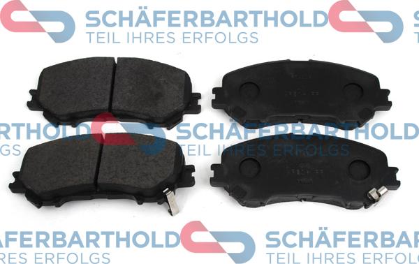 Schferbarthold 315 28 234 01 11 - Тормозные колодки, дисковые, комплект autospares.lv