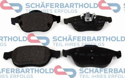 Schferbarthold 315 28 278 01 11 - Тормозные колодки, дисковые, комплект autospares.lv