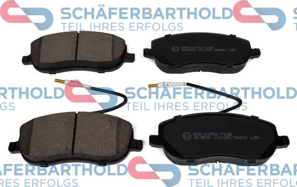 Schferbarthold 315 27 096 01 11 - Тормозные колодки, дисковые, комплект autospares.lv