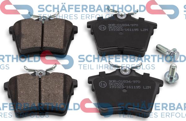 Schferbarthold 315 27 098 01 11 - Тормозные колодки, дисковые, комплект autospares.lv