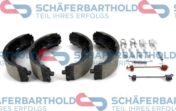 Schferbarthold 315 27 014 01 11 - Комплект тормозов, ручник, парковка autospares.lv