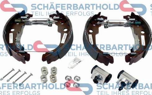 Schferbarthold 315 27 013 01 11 - Комплект тормозных колодок, барабанные autospares.lv