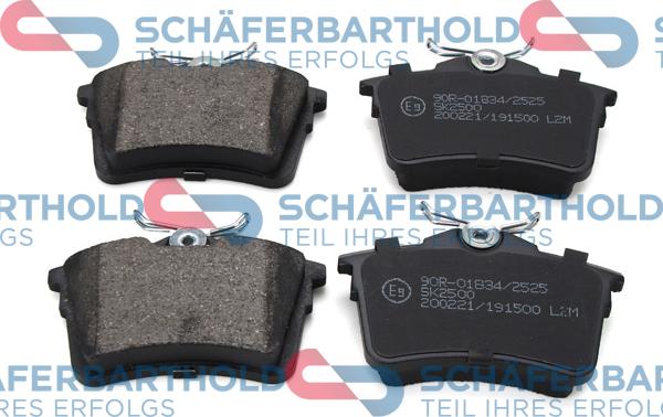 Schferbarthold 315 27 079 01 11 - Тормозные колодки, дисковые, комплект autospares.lv