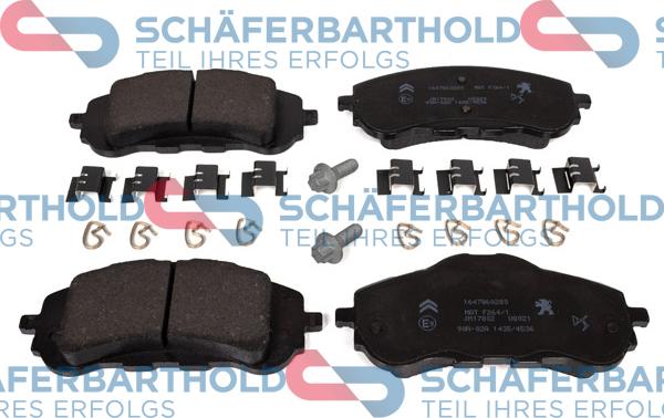 Schferbarthold 315 27 155 01 11 - Тормозные колодки, дисковые, комплект autospares.lv