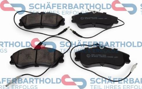 Schferbarthold 315 27 104 01 11 - Тормозные колодки, дисковые, комплект autospares.lv