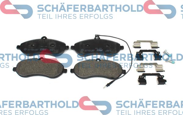 Schferbarthold 315 27 102 01 11 - Тормозные колодки, дисковые, комплект autospares.lv