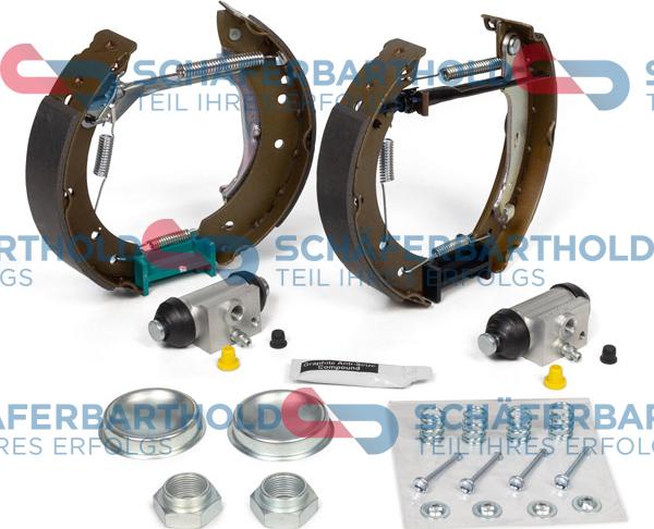 Schferbarthold 315 27 114 01 11 - Комплект тормозных колодок, барабанные autospares.lv