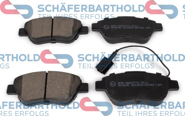 Schferbarthold 315 27 117 01 11 - Тормозные колодки, дисковые, комплект autospares.lv