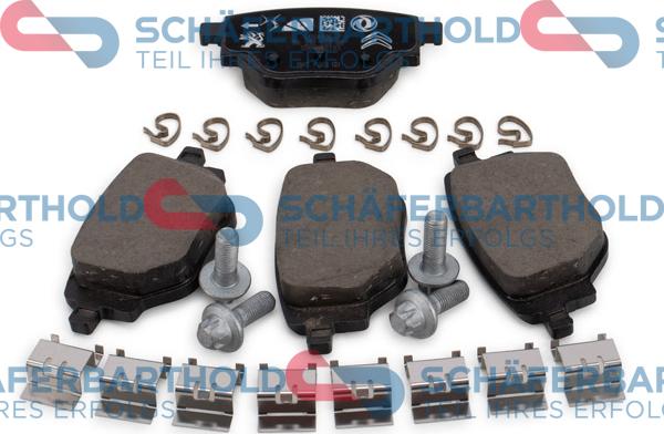 Schferbarthold 315 27 183 01 11 - Тормозные колодки, дисковые, комплект autospares.lv