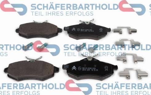 Schferbarthold 315 27 131 01 11 - Тормозные колодки, дисковые, комплект autospares.lv