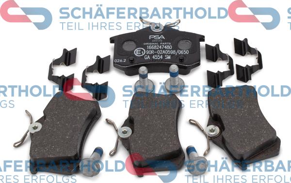 Schferbarthold 315 27 171 01 11 - Тормозные колодки, дисковые, комплект autospares.lv