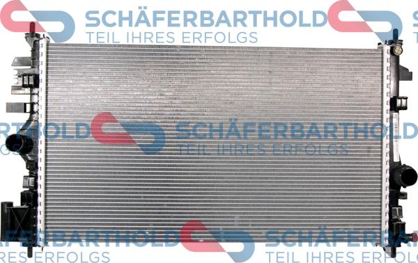 Schferbarthold 310 16 848 01 11 - Радиатор, охлаждение двигателя autospares.lv